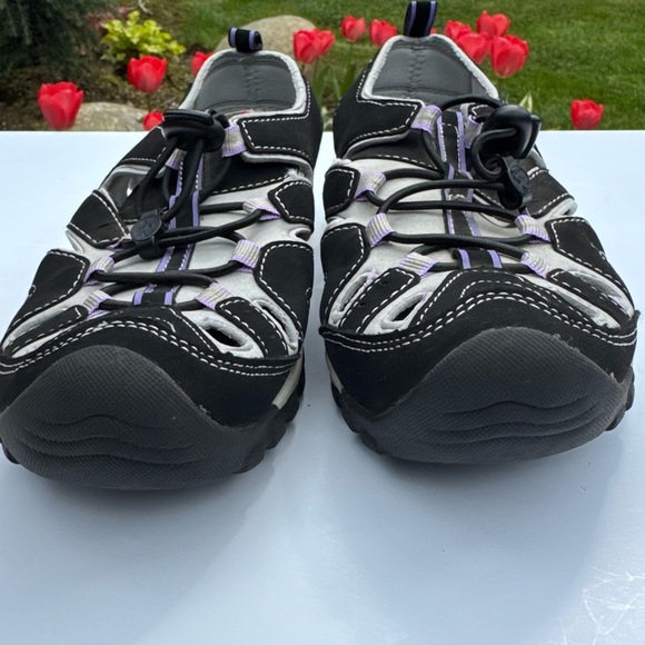 Northside Shoes - NORTHSIDE WOMEN'S SPORT Sandals Sz.8 BURKE II BLACK / LILAC